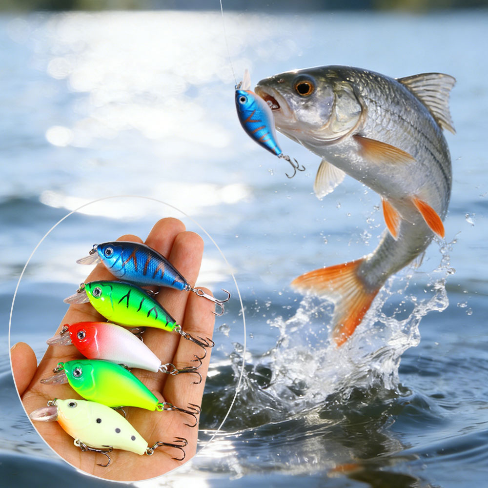 1Pc 6Cm 6.9G Vissen Lokken Cra - Fishing Hook Treble recensie en prijs