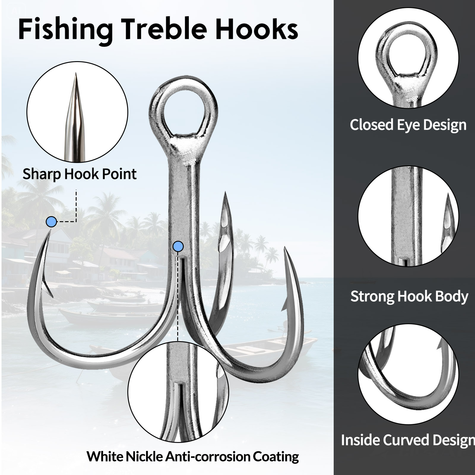 9KM Zoutwater Dreggen 3X Sterk - Fishing Hook Assortment recensie en prijs