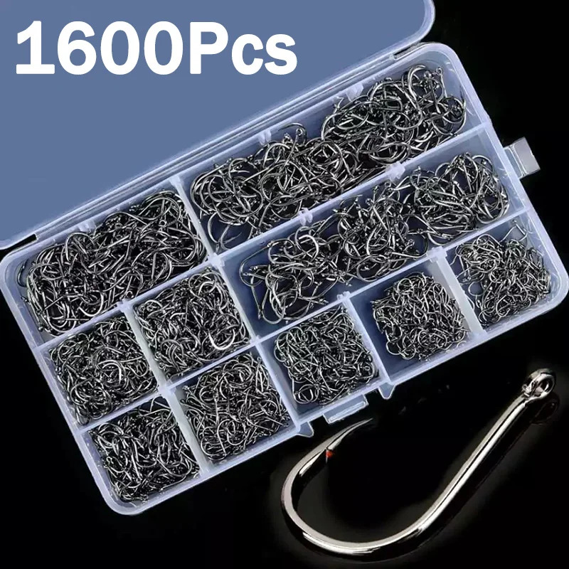 50-1600 stks/doos Vishaken Koo - Fishing Hook Assortment recensie en prijs