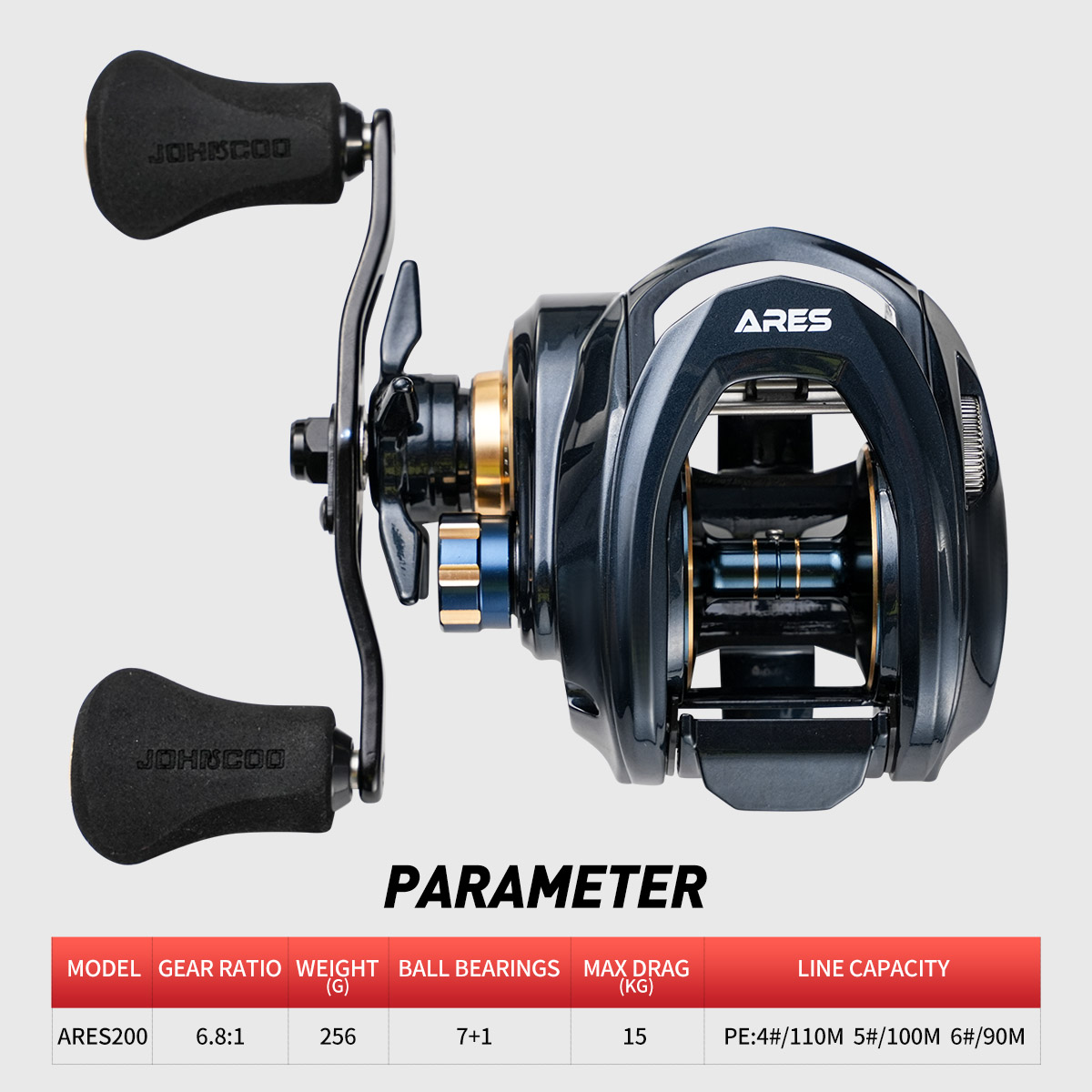JOHNCOO Baitcasting Reel Alumi - Abu Garcia Reel Max recensie en prijs